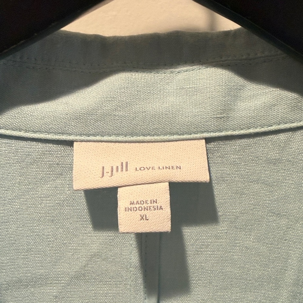 J. Jill Light Blue Women's Blazer Jacket - Picture 2 of 5